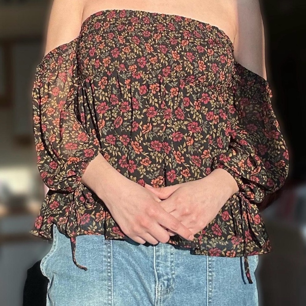 Floral Off-Shoulder Top